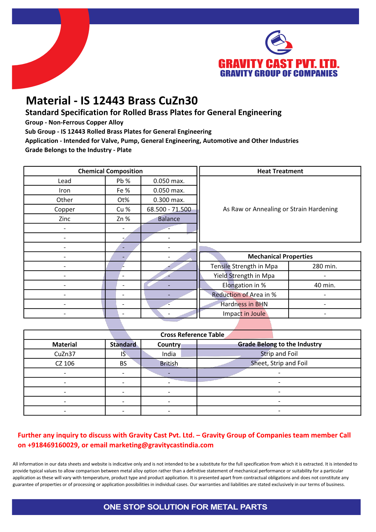 IS 12443 Brass CuZn30.pdf